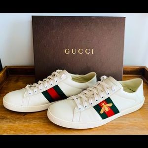 Men’s Gucci Ace classics size 10 US. Very clean!